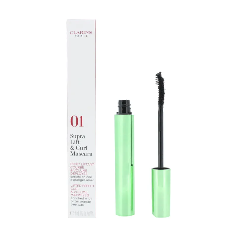 Clarins Supra Lift & Curl Mascara 01 Intense Black