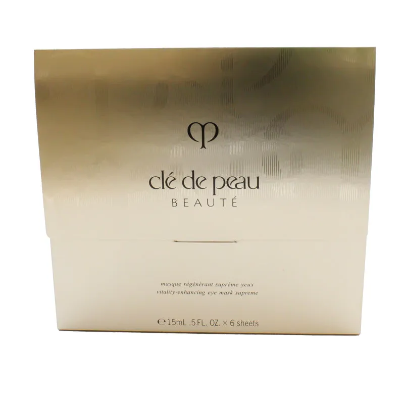 Cle De Peau Vitality-Enhancing Eye Mask Supreme 15ml x 6 Sheets (Clearance)