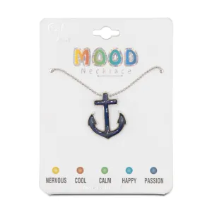 Colour Changing Mood Anchor Necklace By Cool Jewels