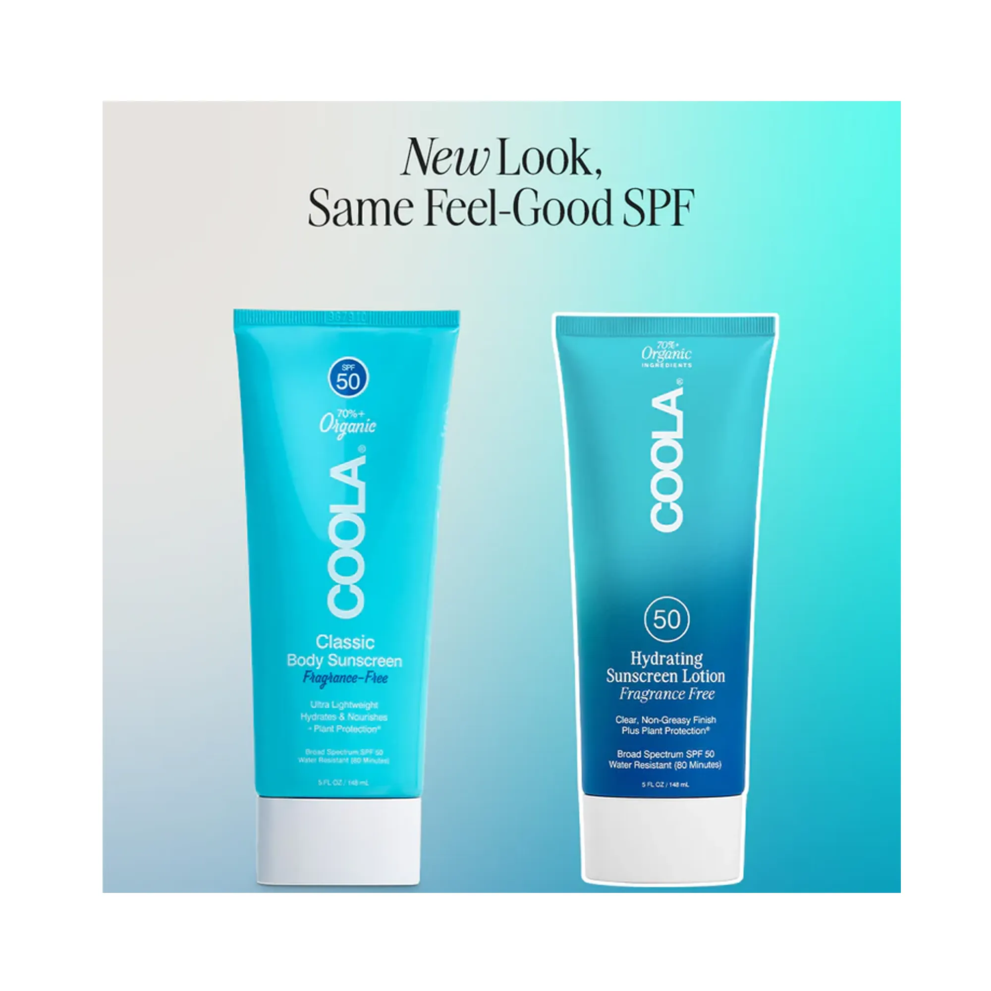 COOLA Suncare Classic Body Sunscreen Fragrance-Free SPF 50