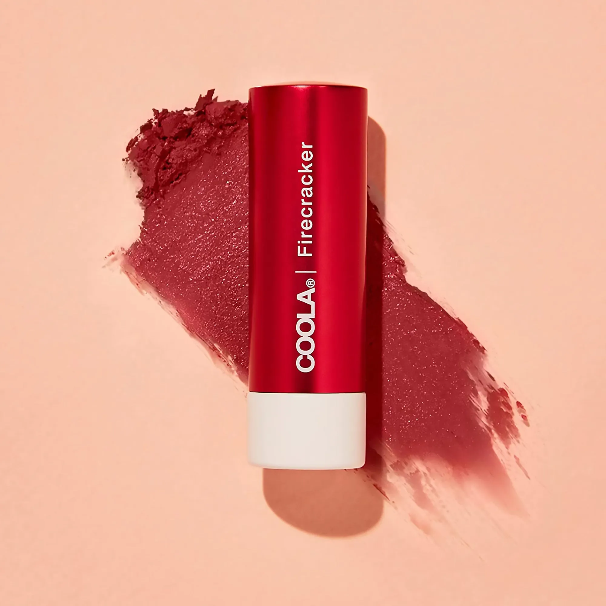 COOLA Suncare Mineral Liplux Organic Tinted Lip Balm Sunscreen SPF 30 - Firecracker