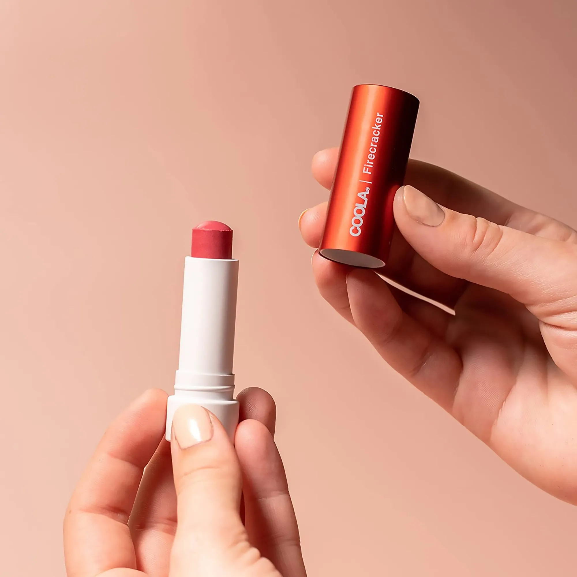 COOLA Suncare Mineral Liplux Organic Tinted Lip Balm Sunscreen SPF 30 - Firecracker