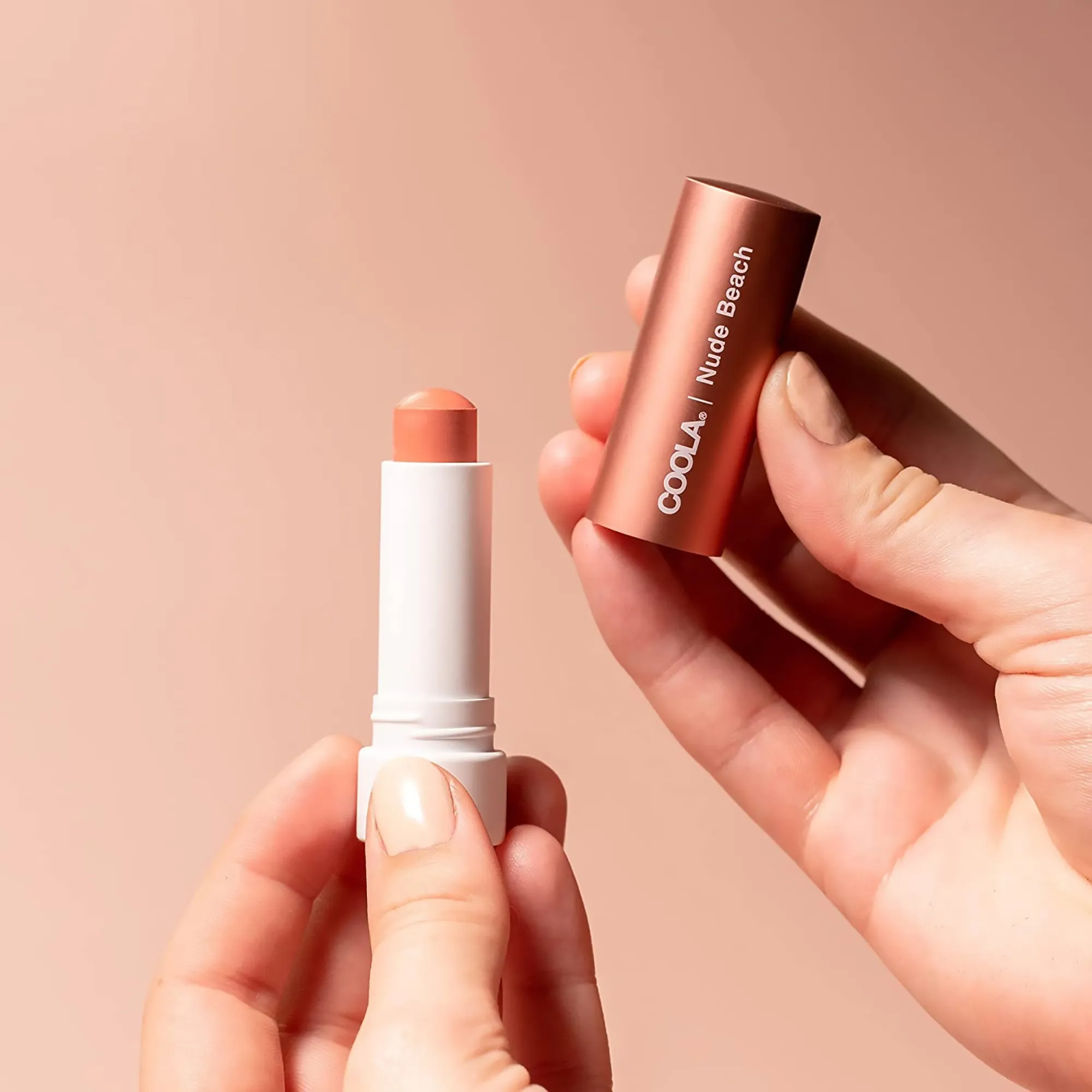 COOLA Suncare Mineral Liplux Organic Tinted Lip Balm Sunscreen SPF 30 - Nude Beach