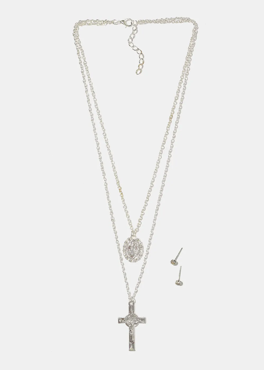 Cross Layered Necklace