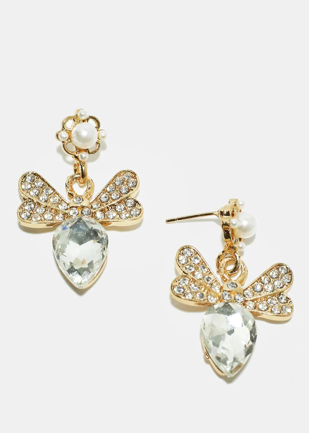 Dainty Dragonfly Earrings