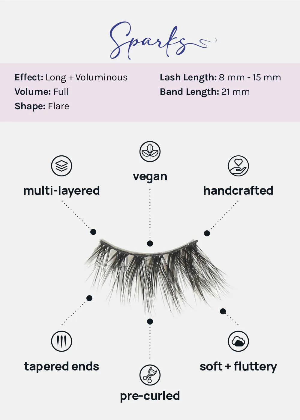 Demi-Dream Half Lashes  Sparks