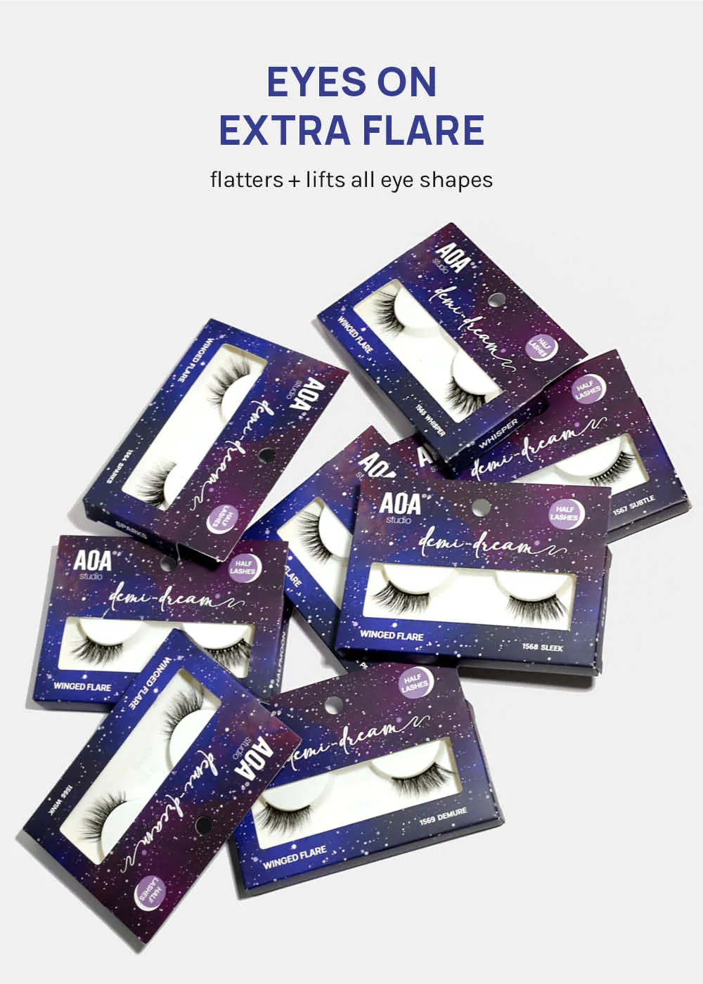 Demi-Dream Half Lashes  Whisper