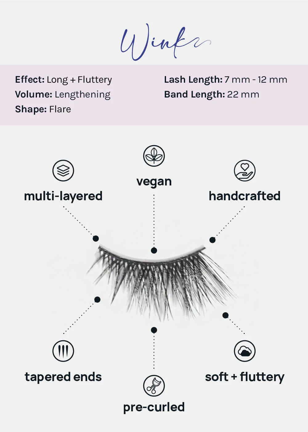 Demi-Dream Half Lashes  Wink