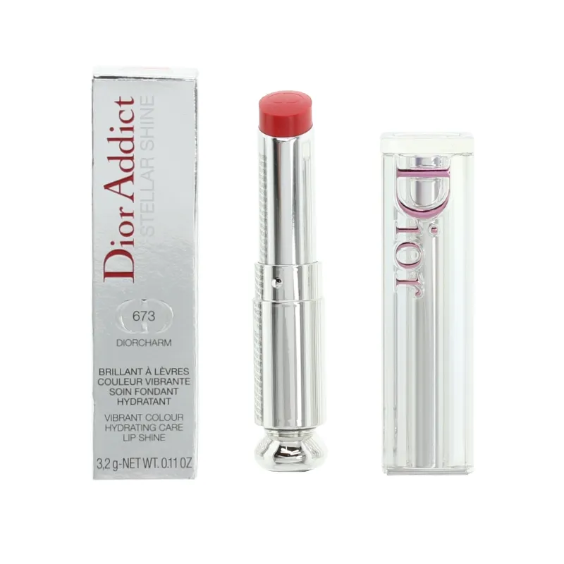 Dior Addict Stellar Shine Pink Lipstick 673 Diorcharm