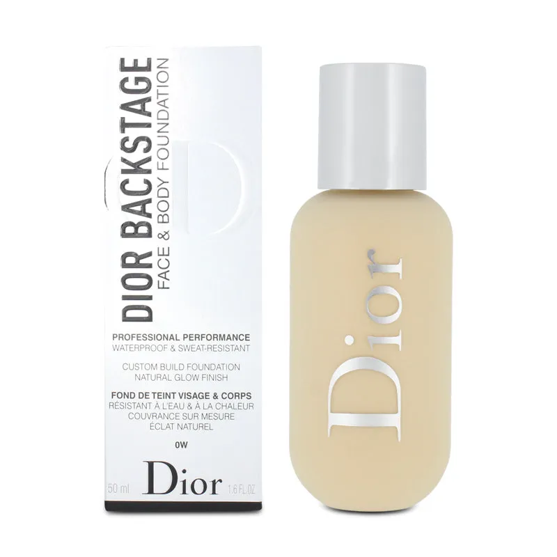 Dior Backstage Face & Body Foundation 0W 0 Warm