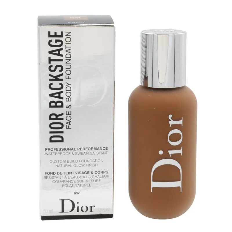 Dior Backstage Face & Body Foundation 6 Warm 50ml