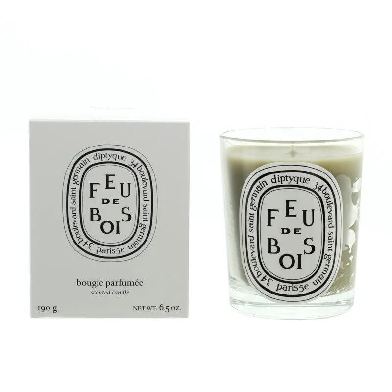 Diptyque Feu De Bois Scented Candle 190g (Blemished Box)