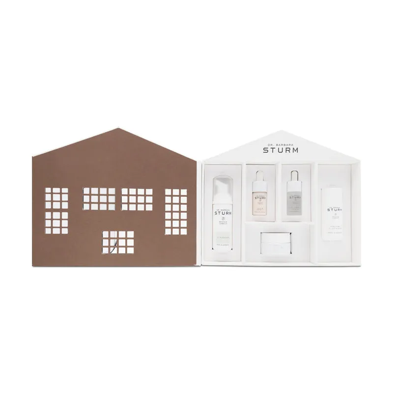 Dr Barbara Sturm Skincare Glow House Set Cleanser Serum & Moisturiser