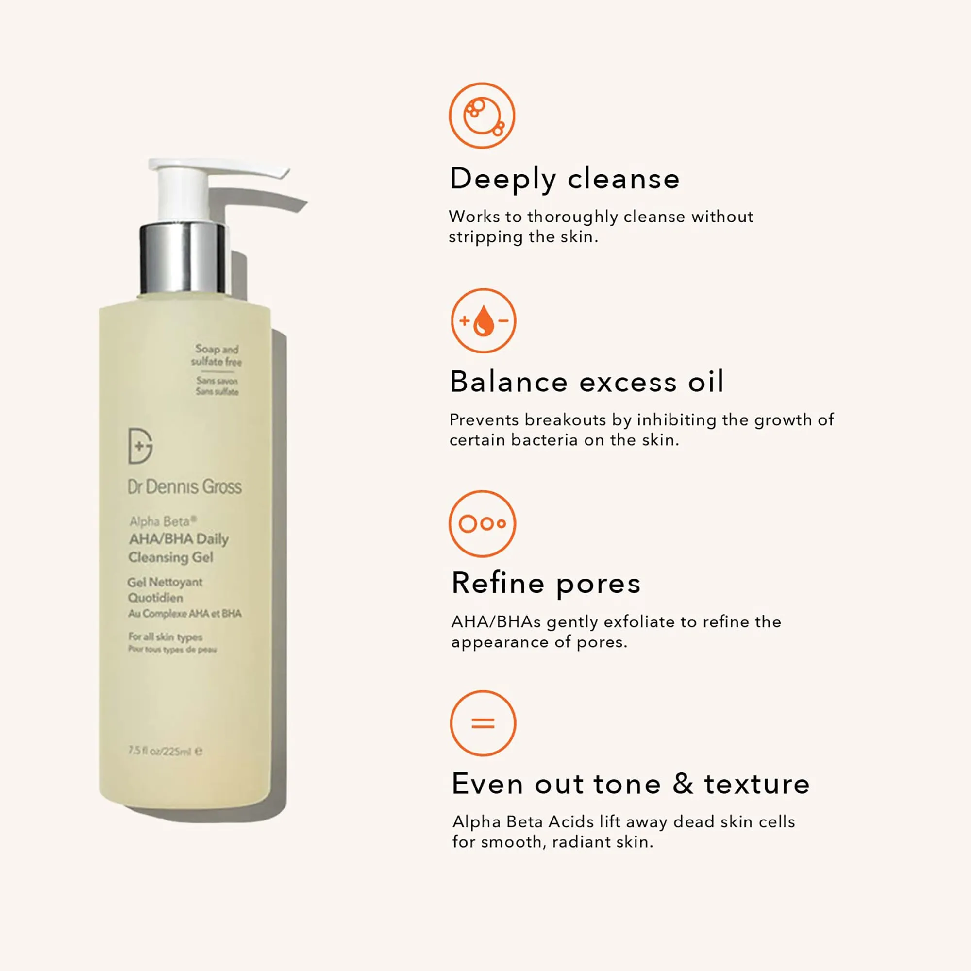 Dr. Dennis Gross Alpha Beta AHA/BHA Daily Cleansing Gel