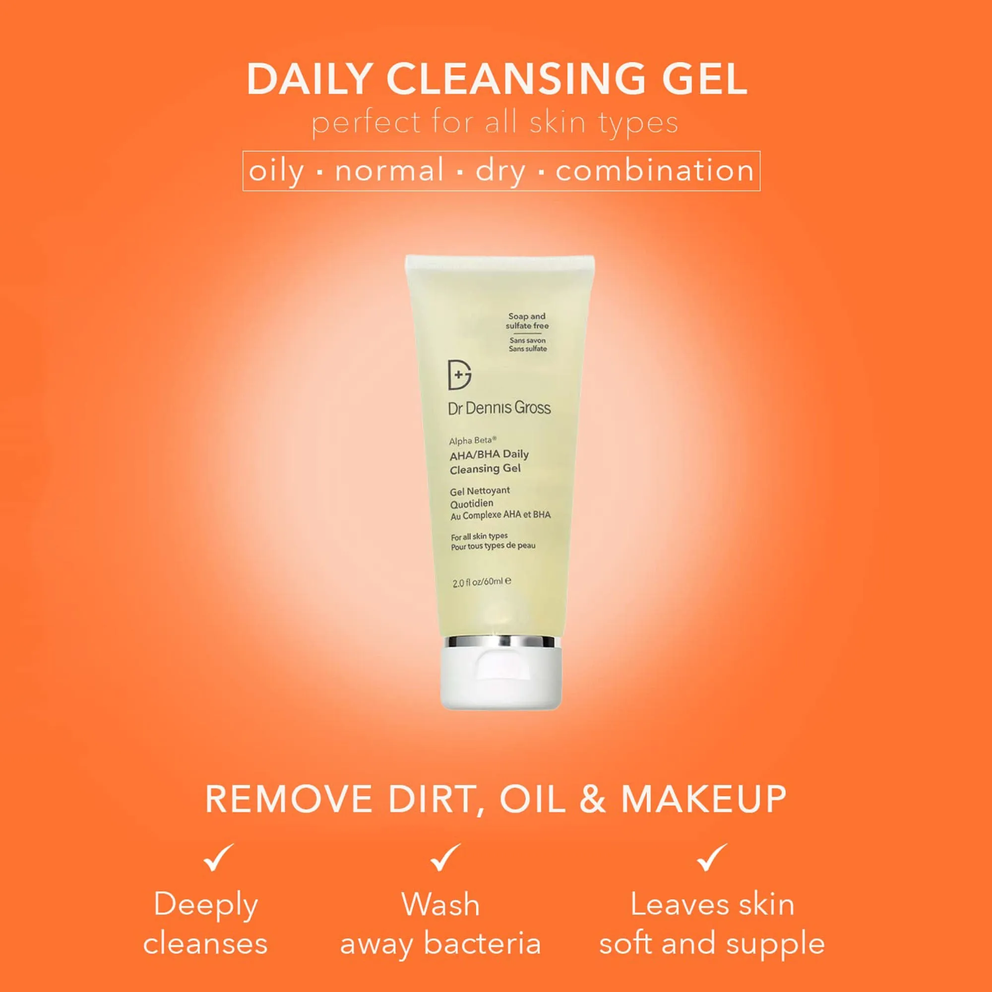 Dr. Dennis GrossAlpha Beta AHA/BHA Daily Cleansing Gel