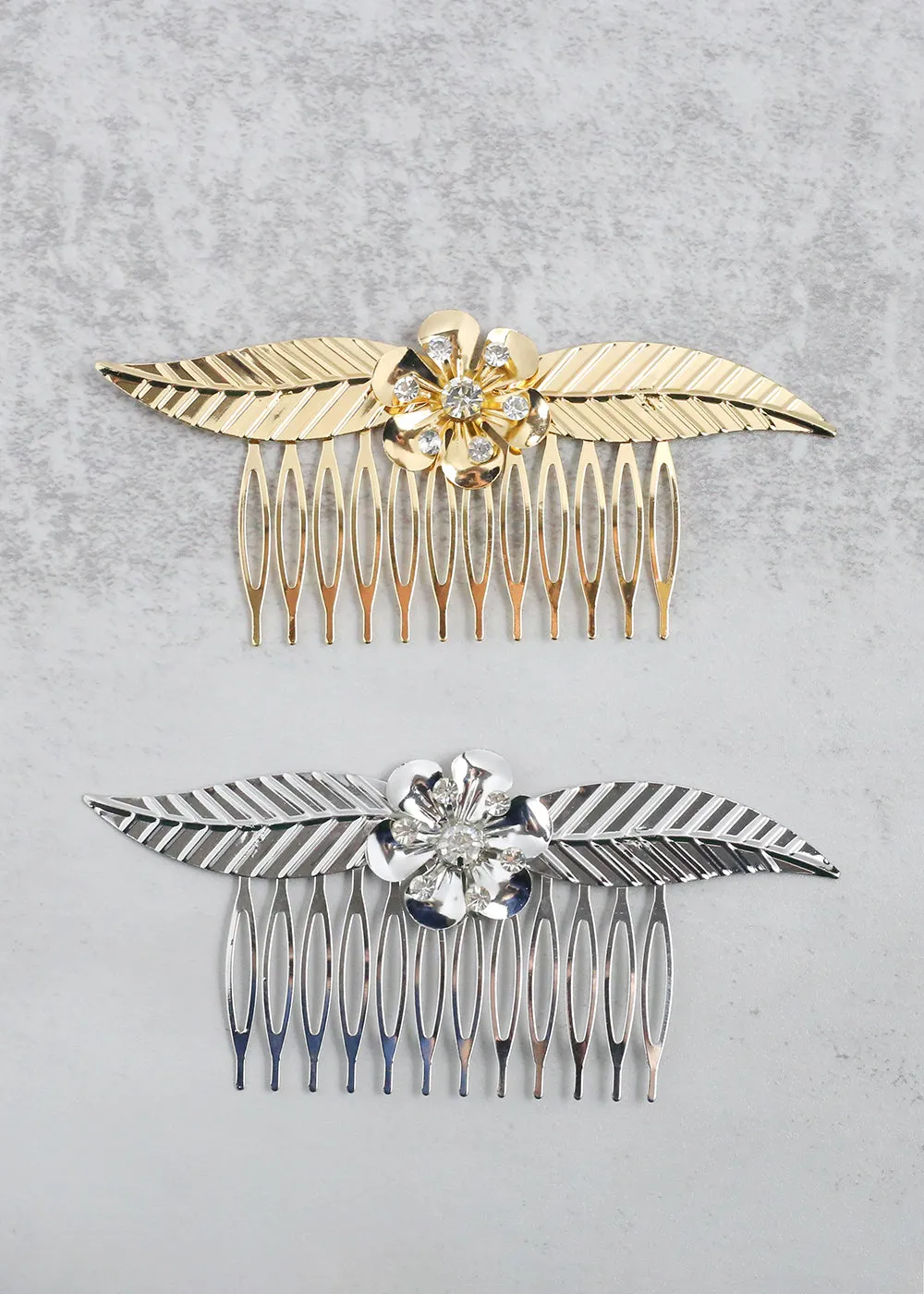 Elegant Floral Hair Comb