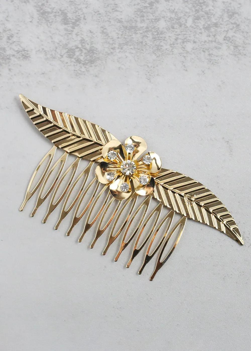 Elegant Floral Hair Comb
