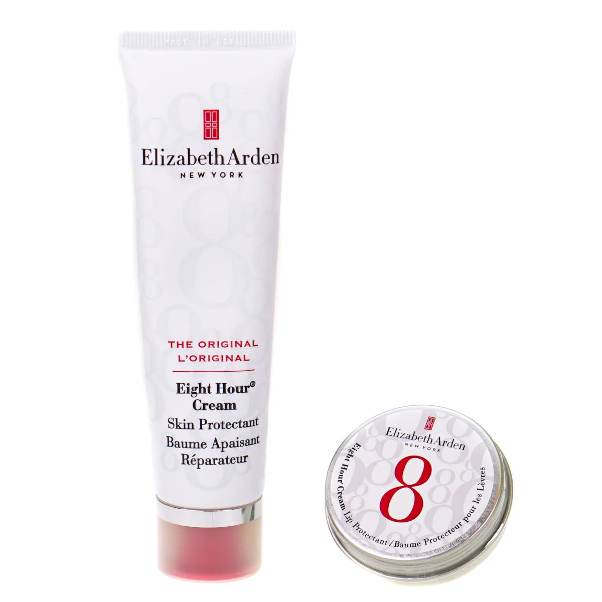 Elizabeth Arden Eight Hour Cream 50ml Lip 13ml Set (Blemished Box)