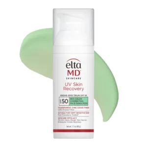 EltaMD UV Skin Recovery Red Color Correcting Green Tint Broad Spectrum SPF 50