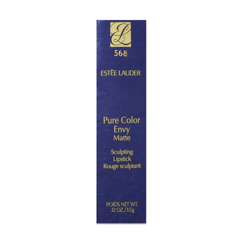 Estee Lauder Pure Colour Envy Matte Sculpting Coral Red Lipstick 568 Exceptional