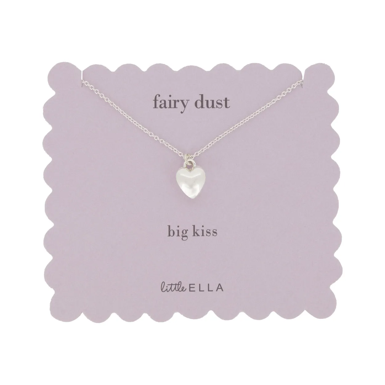Estella Bartlett Fairy Dust Heart Necklace and Bracelet