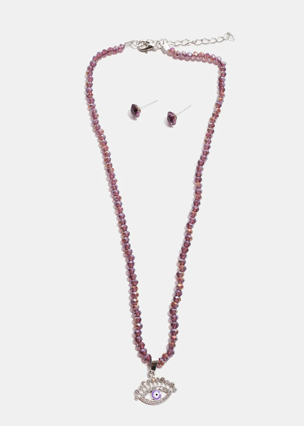 Evil Eye Beaded Necklace