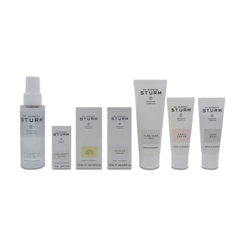 Face Mist 50ml Face Mask 20ml Body Gel 50ml Summer Set Dr Barbara Sturm