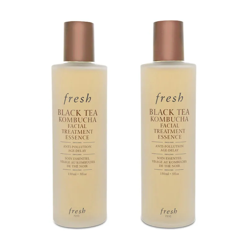 Fresh Black Tea 150ml x 2  Kombucha Facial Treatment Essence