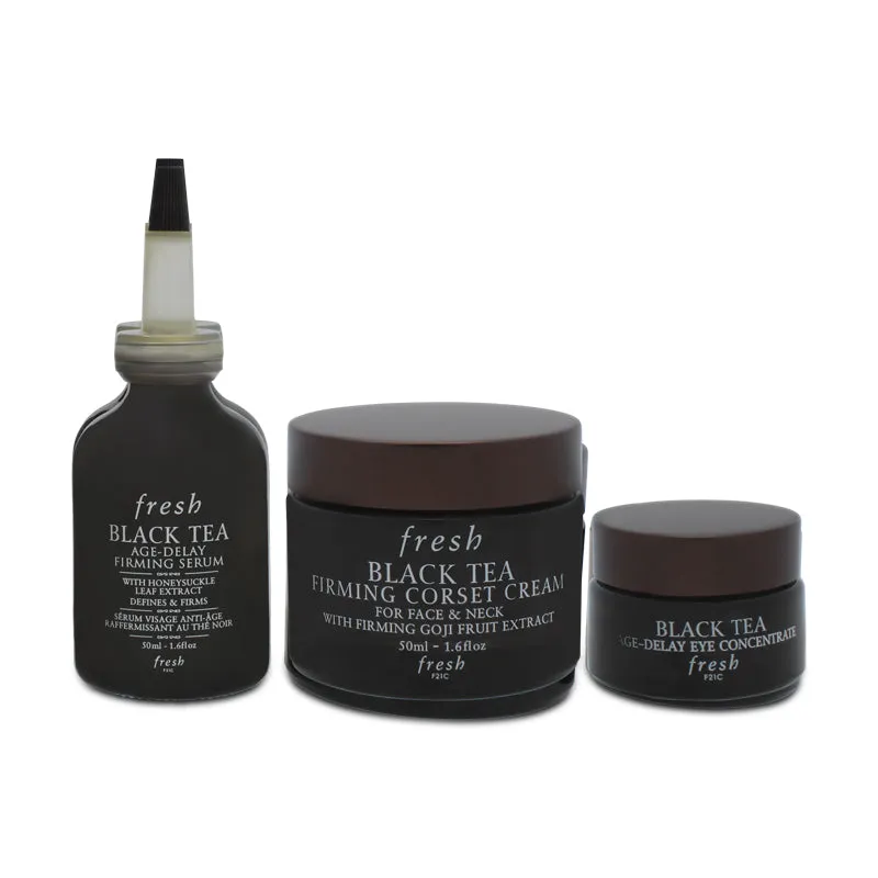 Fresh Black Tea Firming Serum 50ml Eye Concentrate 15ml Cream 50ml Set