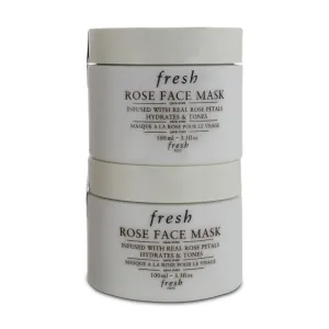 Fresh Rose Face Mask 100ml x 2 Hydrating Duo (Clearance)