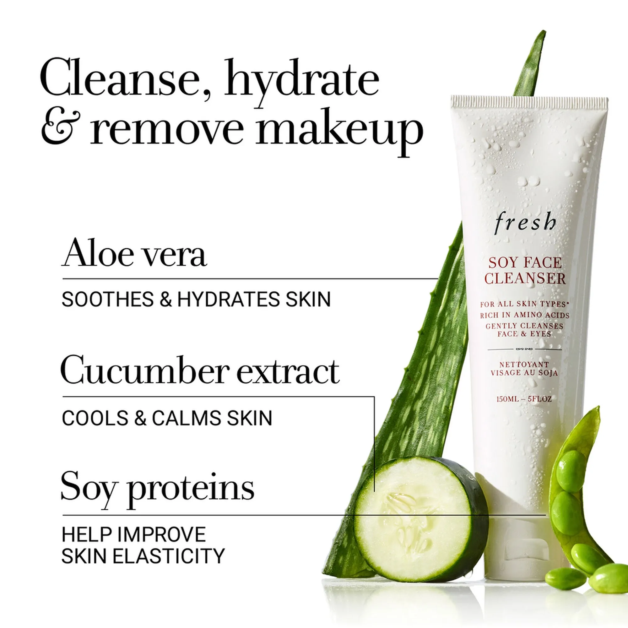 Fresh Soy Face Cleanser 5oz