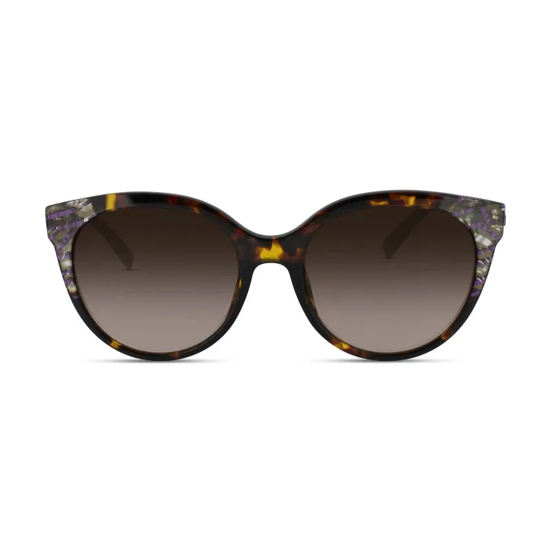 Furla Cat Eye Havana Sunglasses SFU149 (No Case)