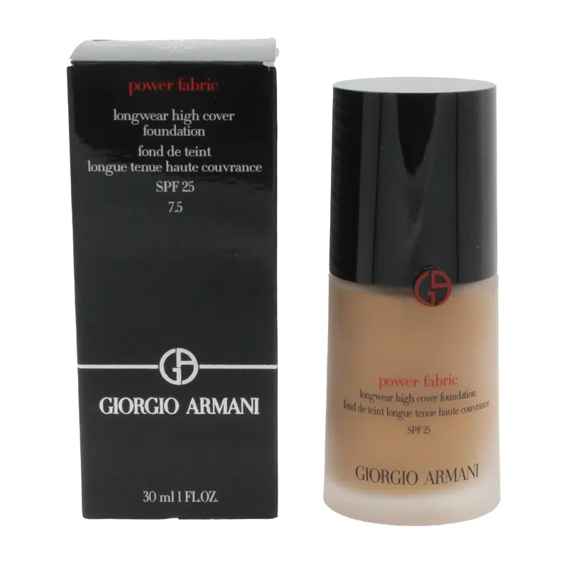 Giorgio Armani Power Fabric Longwear High Cover Foundation SPF25 7.5 30ml (Blemished Box)