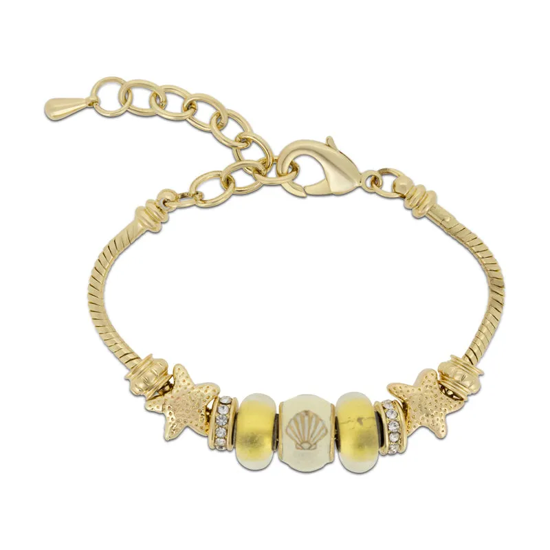 Gold Charm Bracelet & L'Oreal Nude Lipstick Gift Set