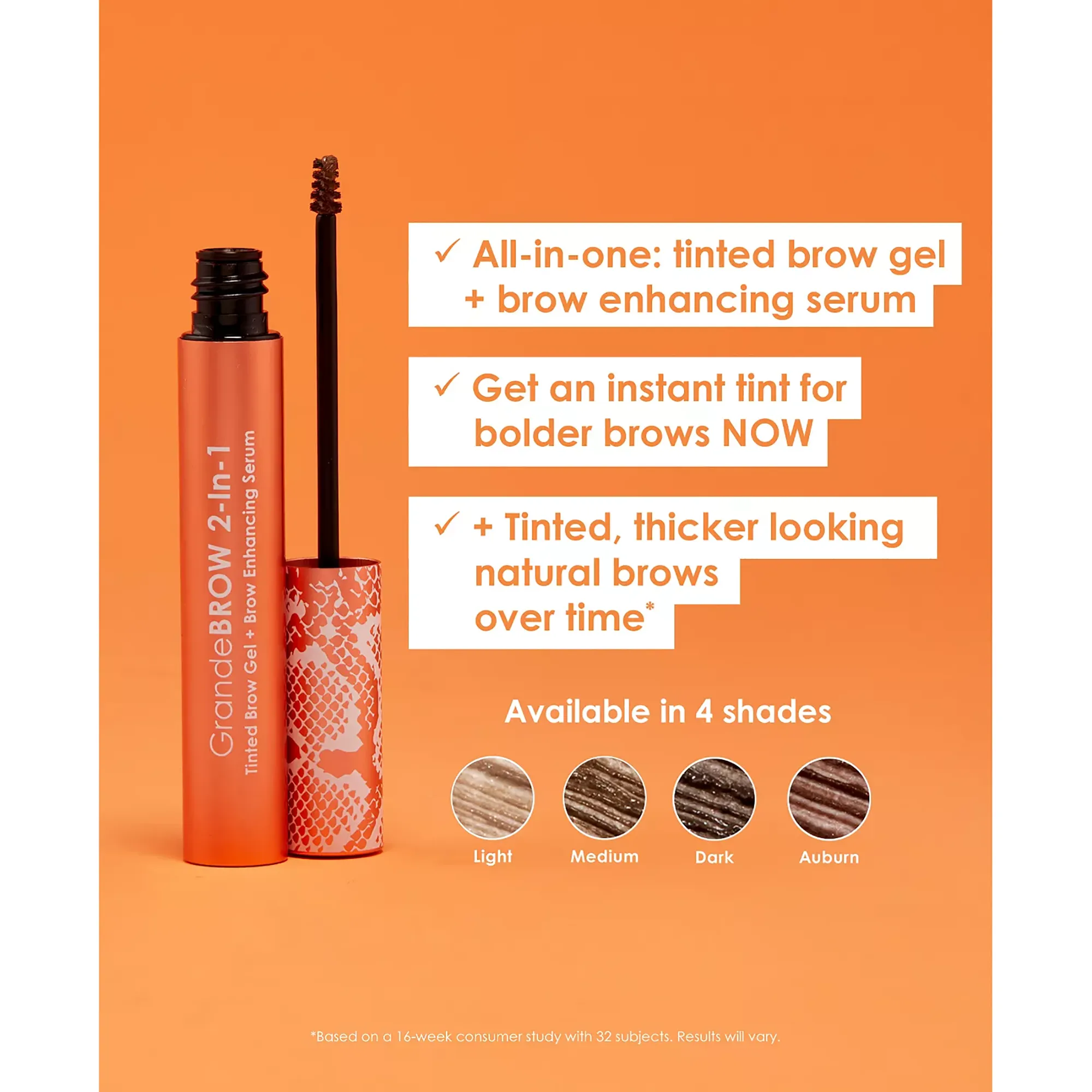 Grande GrandeBrow 2-in-1 Tinted Brow Gel