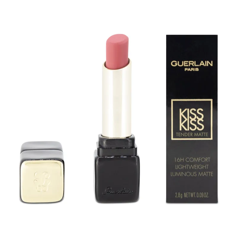 Guerlain Kiss Kiss Tender Matte Lipstick 219 Tender Rose Pink