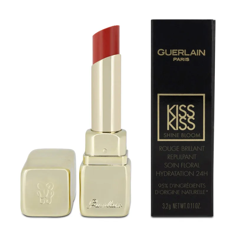 Guerlain KissKiss Shine Bloom Hydrating Lipstick 319 Peach Kiss