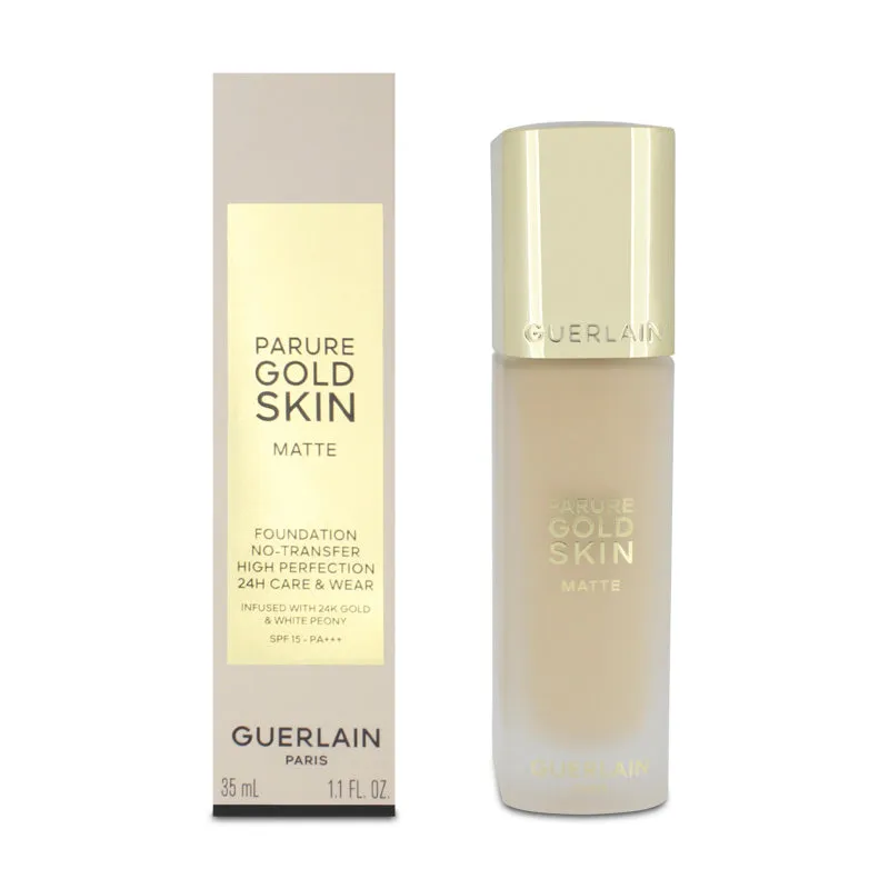 Guerlain Parure Gold Skin Matte Foundation 0W Warm Dore