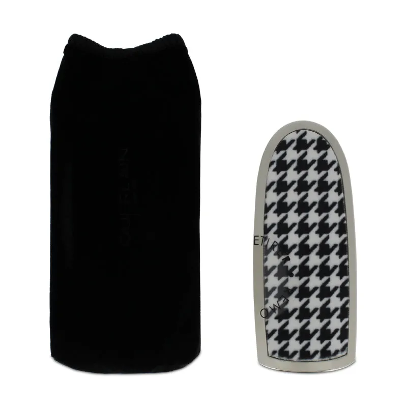 Guerlain Rouge G Double Mirror Lipstick Case Pied De Poule