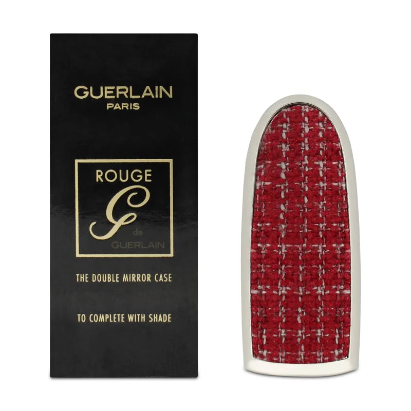 Guerlain Rouge G Red Double Mirror Lipstick Case Tweed in Paris