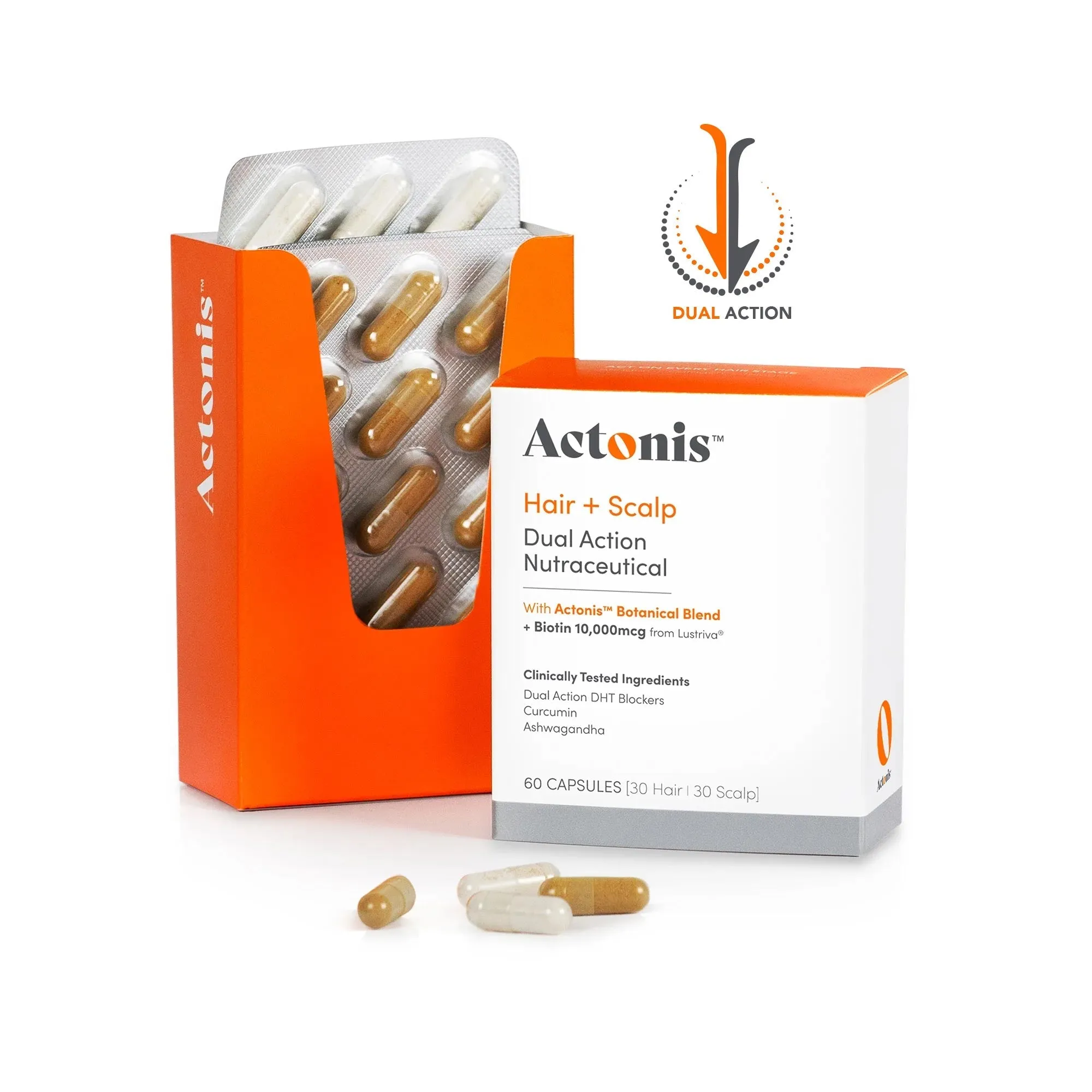 Hairmax Actonis Hair & Scalp Dual Action NutraceuticalHair Growth Supplements