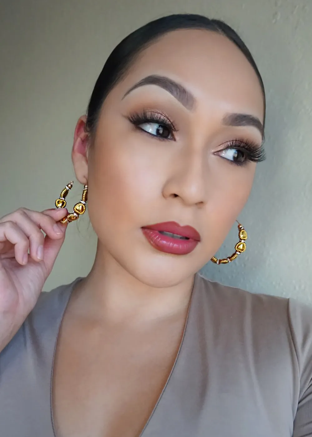 Heart Hoop Earrings