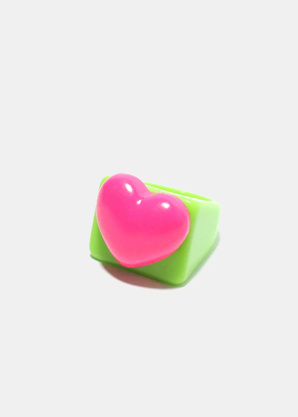 Heart Square Ring