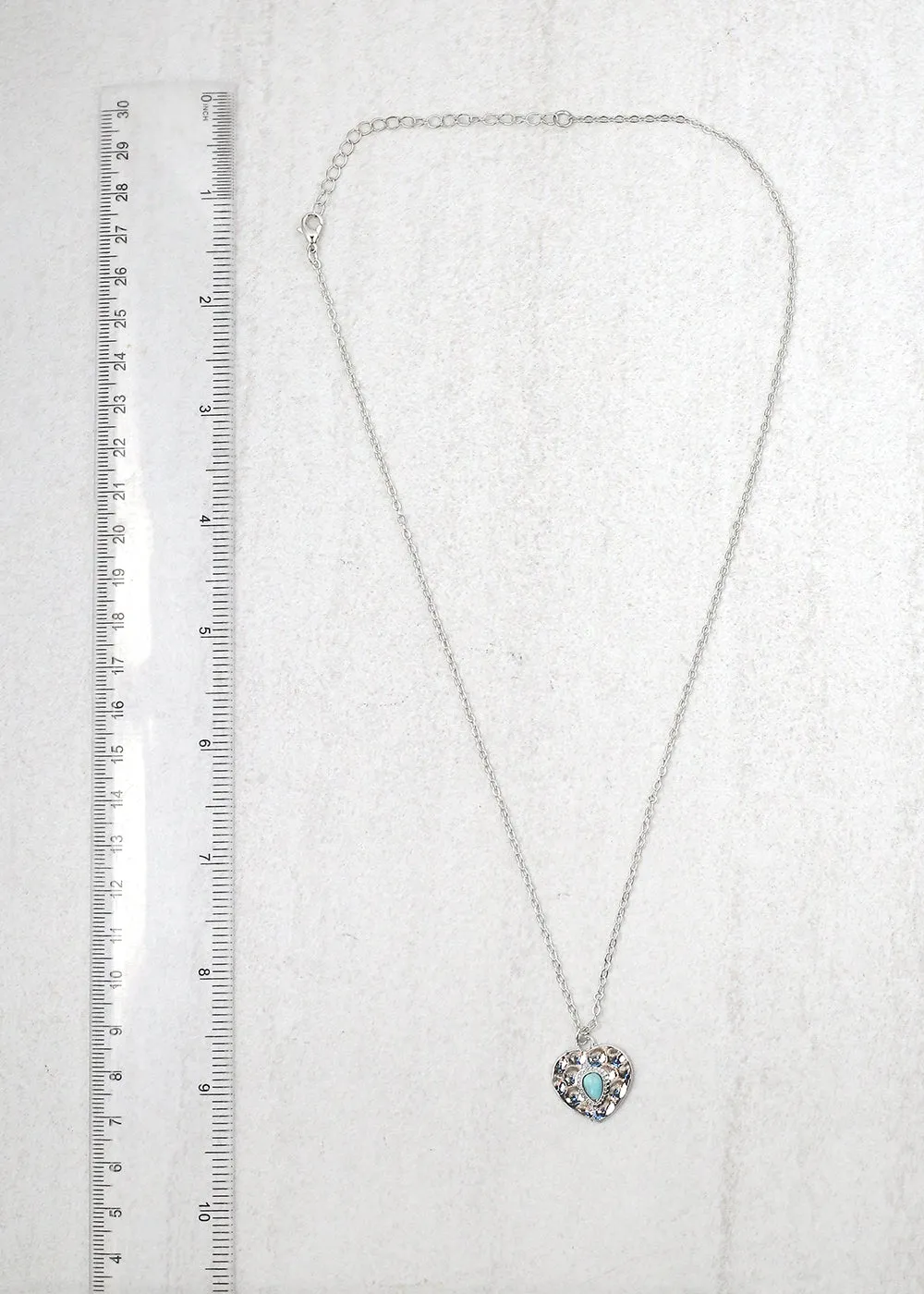 Heart with Stone Necklace