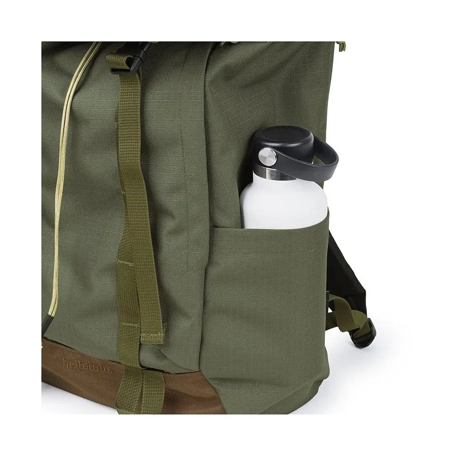 HELLOLULU Gio Utility Flap Backpack Lolive Drab