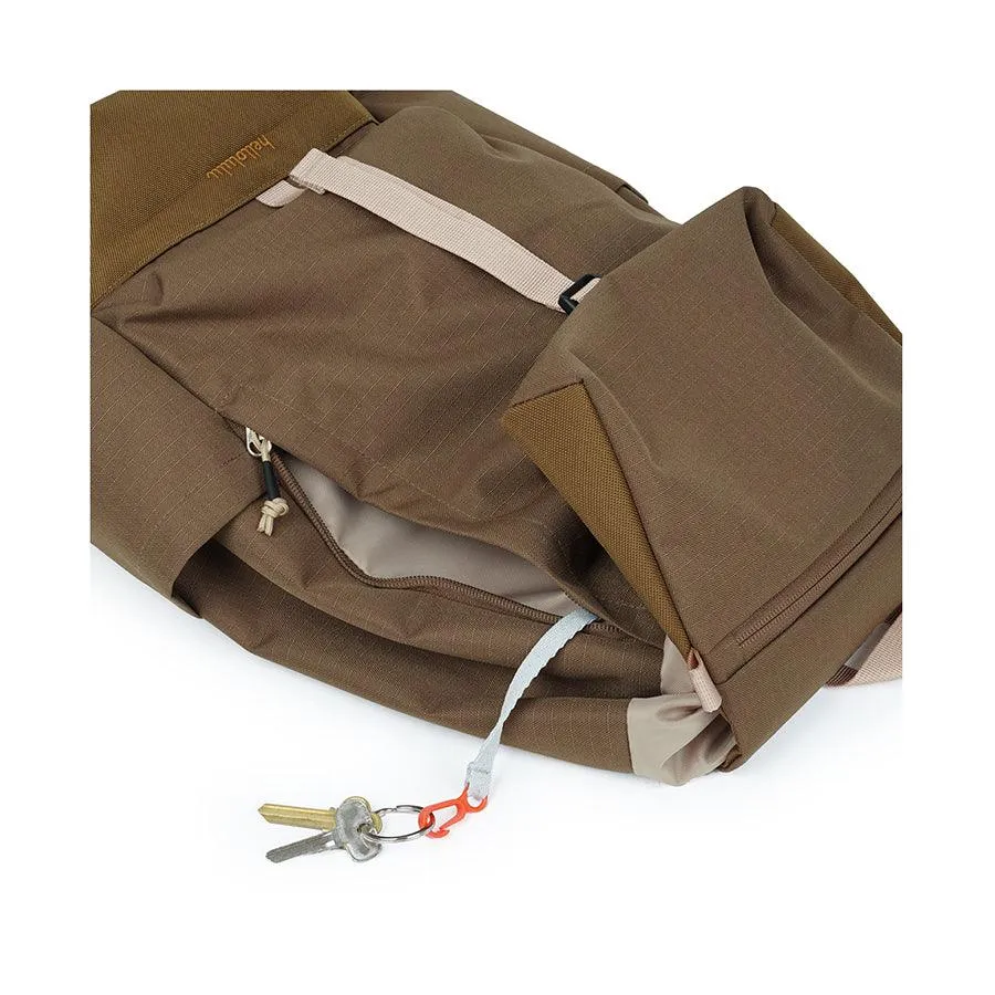 HELLOLULU Saro Utility Flap Backpack Mtan Khaki