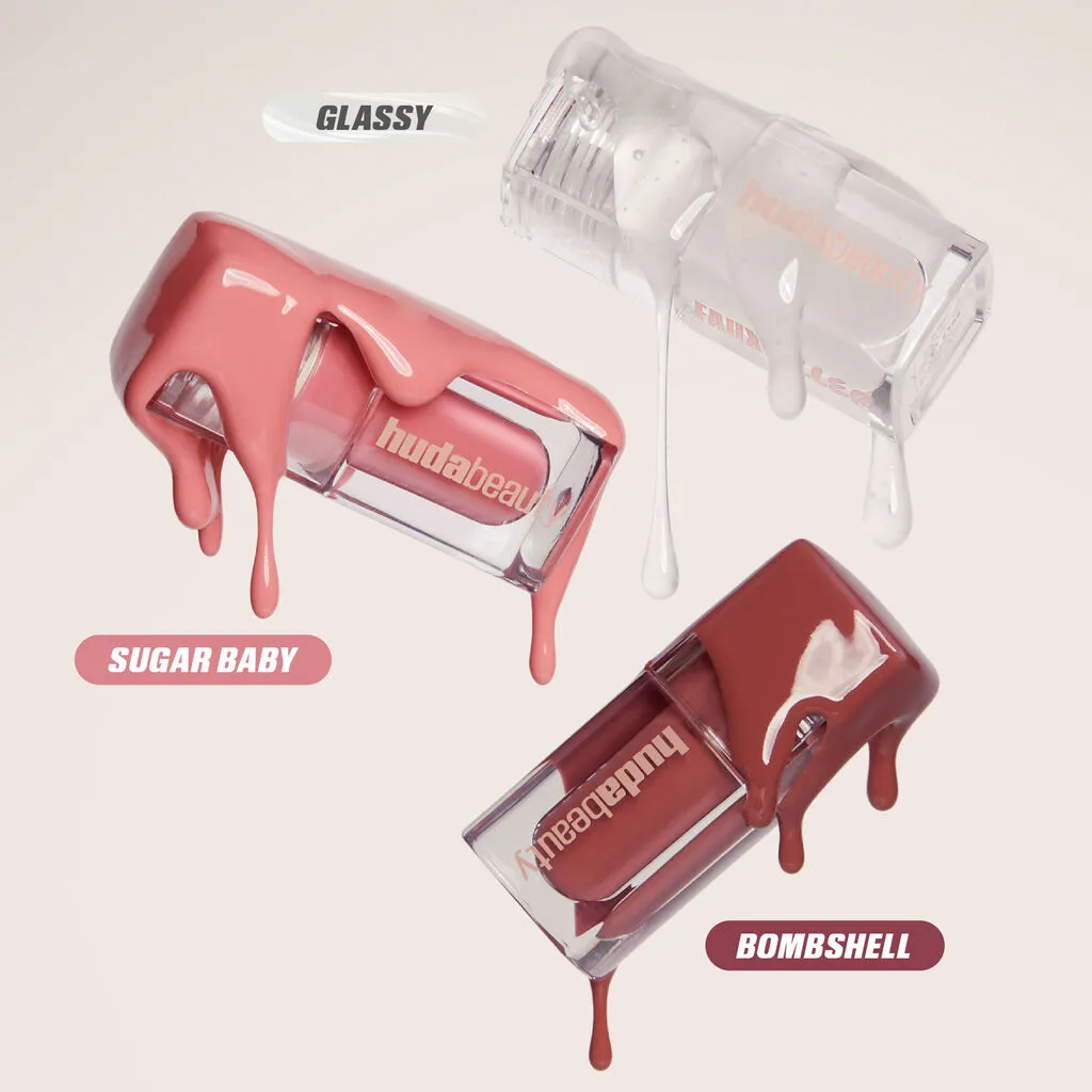 HUDA BEAUTY GLOSSIET GLOSS TRIO MINI KIT