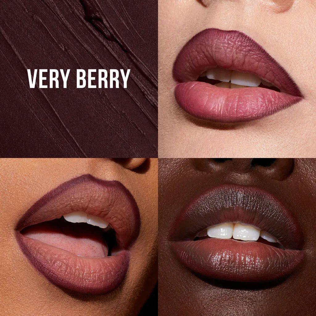 Huda Beauty Lip Liner Lip Contour 2.0 Automatic Matte Lip Pencil (Very Berry)