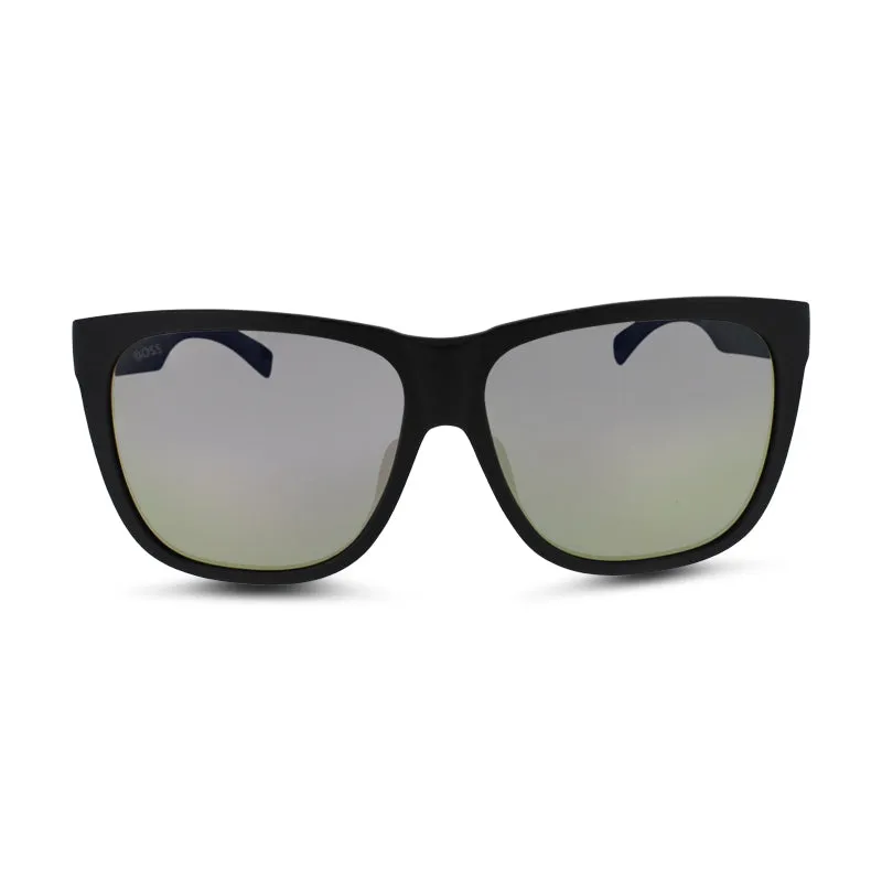 Hugo Boss Matte Black Blue Sunglasses 1453 0VK (No Case)