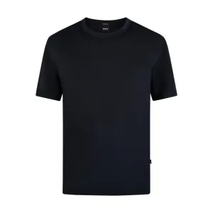 Hugo Boss Mercerised T-Shirt Thompson 03 Black Men's